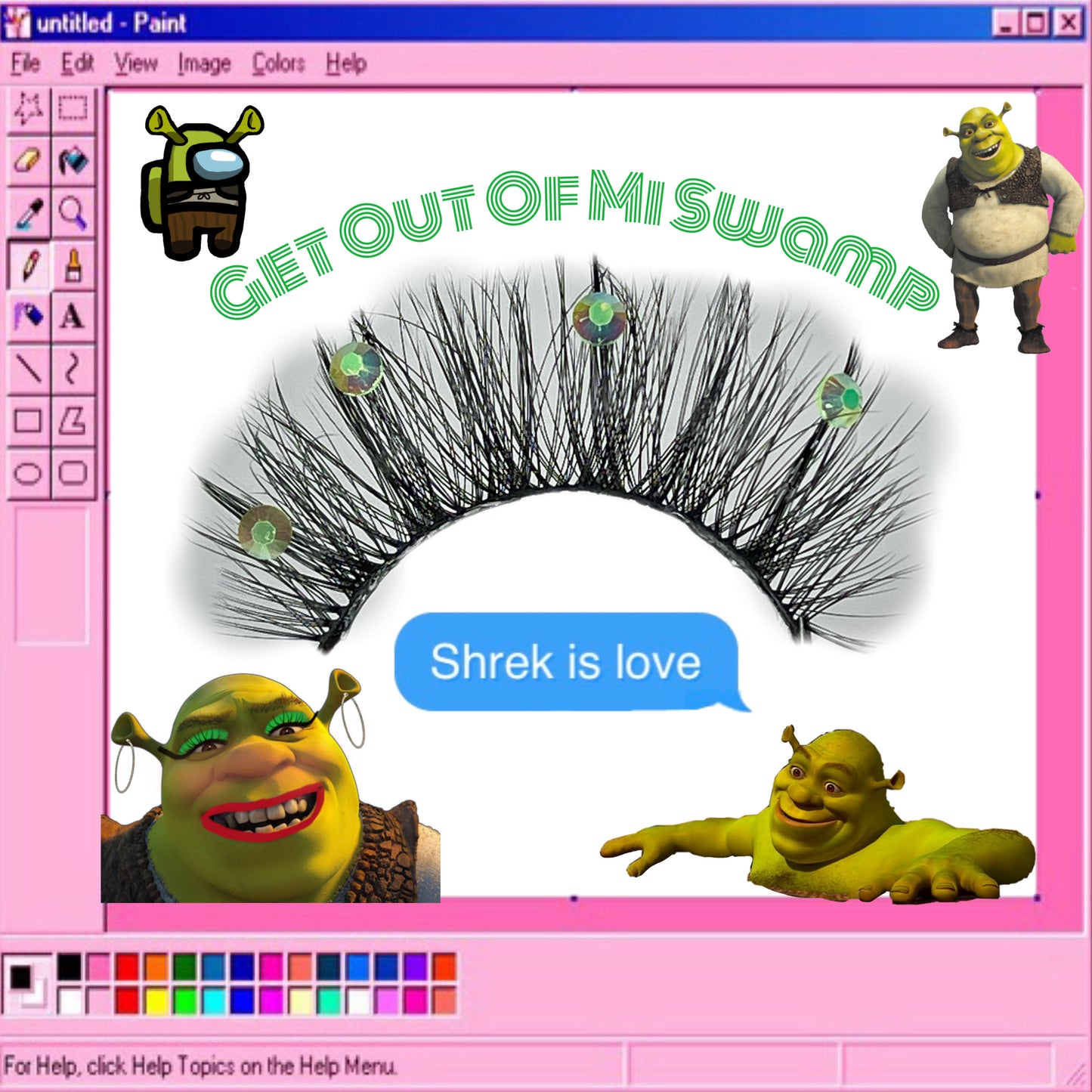 Get Out Of Mi Swamp (18mm)