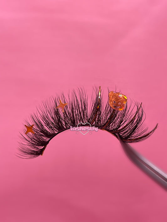 Pumpkin Bucket Pal w/tinsel (18mm)